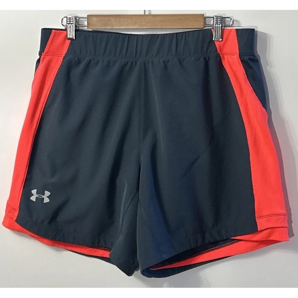 Mens Under Armour Qualifier Speedpocket 7" Inseam Shorts Grey 1326600 Sz XL